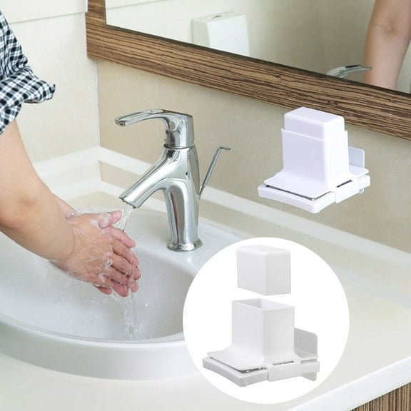 sunsanly Soap Grinding Tool Wall Mounted Soap Holder Bathroom Shower Press Type Soap Grinding Box Soap Dispenser Soap Draining Rack Kitchen Soap Grinder
