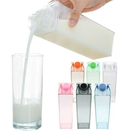 sunsanly Sports Water Bottle Juice Container Food Grade BPA Free Heat-Resistant Leak-Proof Design Easy to Clean Camping Water Bottle with Lid