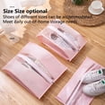 thumbnail image 1 of sunsanly Storage Bag Waterproof Dustproof Transparent Outdoor Traveling Portable Shoes Organizer Pouch Daily Use, 1 of 8
