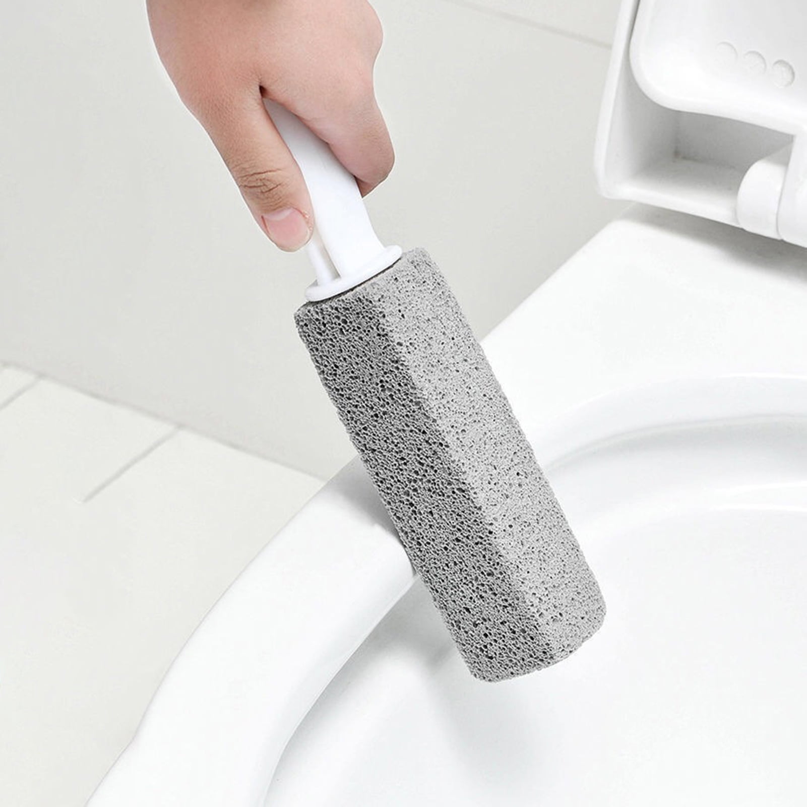sunsanly Toilet Bowl Pumice Stone Cleaning Brush Limescale Remover with Long Handle Bathtub