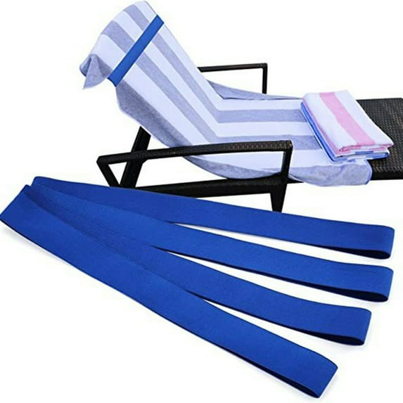sunsanly Towel Bands Towel Craber for Beach Chair Rubber Towel Clips Pool Chair Beach Accessories Elastic Towel Holder Alternatives for Towel Clips