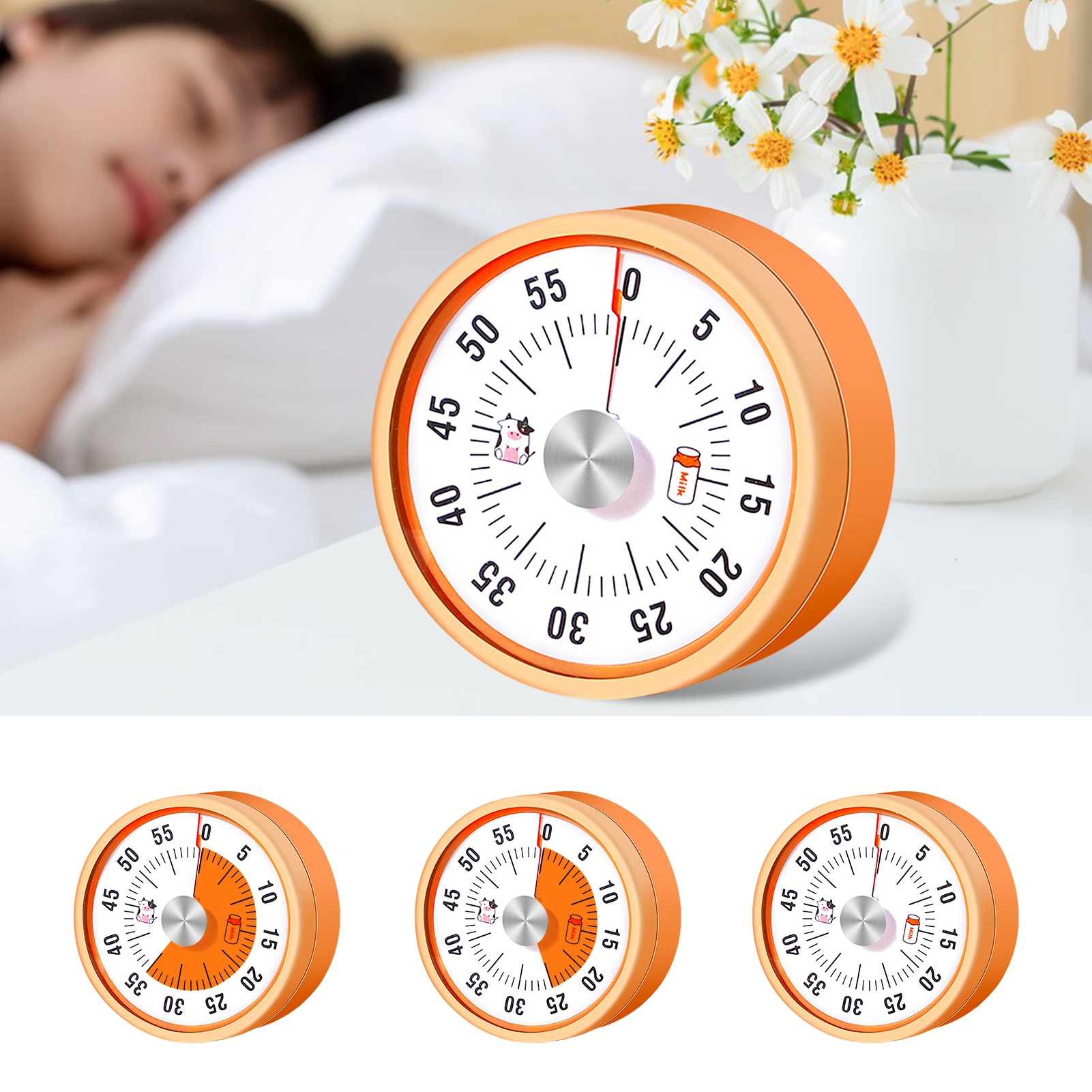 sunsanly Visual Countdown Timer for Classroom Silent Kitchen