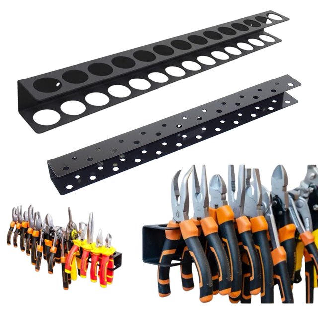 sunsanly Wall Mount Screwdriver Holder Heavy Duty Carbon Steel Space