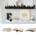 sunsanly Wall Mounted Storage Rack Strong Loadbearing Wood