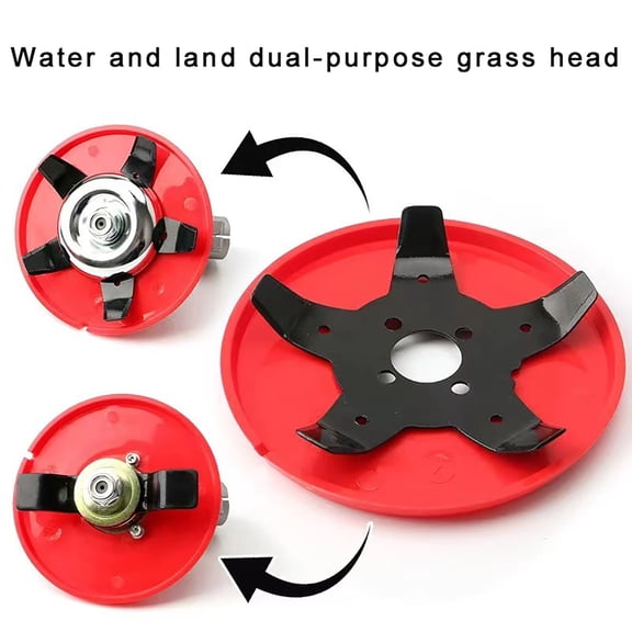sunsanly Weeding Disc Efficient Star Blade Weed Eater Blades Universal Steel Weeder Plate for Trimmer Head Replacement Multifunctional Cutter for Grass Nettles Shrubs