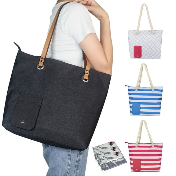 sunsanly Wine Bag with Hidden Wine Pouch And Spout Portable Leakproof Wine Tote for Beach Travel Picnic Camping