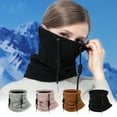 thumbnail image 1 of sunsanly Winter Neck Gaiter Cold Weather Ski Face Cushion Scarf Windproof Fleece Neck Warmer for Outdoor Sports Cycling Skiing Climbing, 1 of 8