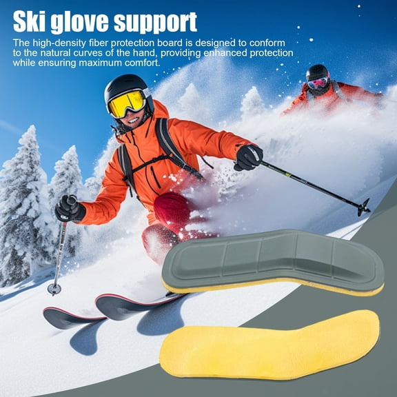 sunsanly Wrist Guard Protective Gear Ski Wrist Brace under Glove Ski Shield Hand Protector for Snowboarding Skiing Skateboarding Skating