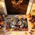 thumbnail image 1 of suore Pumpkin Welcome Door Mat, Fall Halloween Thanksgiving Pumpkin Doormat, Non Slip Front Door Mat, Outdoor Indoor Entrance Entryway Floor Mat for Porch Holiday Decor, 1 of 6