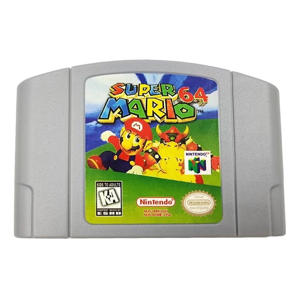 super Mario 64 Video Game Cartridge Console Card For Nintendo N64