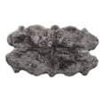 thumbnail image 1 of super area rugs  australian sheepskin fur handmade rug (4' x 6'), 1 of 6