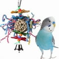 thumbnail image 1 of Super Bird Creations SB541 Crinkle Crinkle Little Star Bird Toy - Small Bird Size, Parrotlets, Cockatiels, Lovebirds - Foraging & Chew Toy - Stimulating Bird Toy for Enrichment - 6" x 2", 1 of 8
