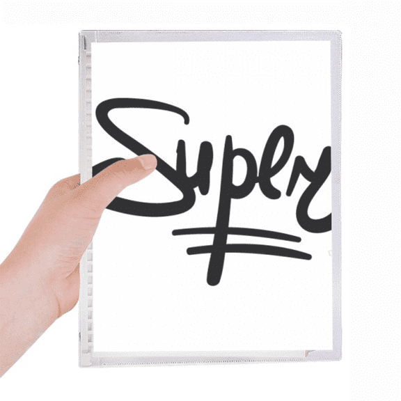 super funny quote handwrite style notebook loose diary refillable journal statiry