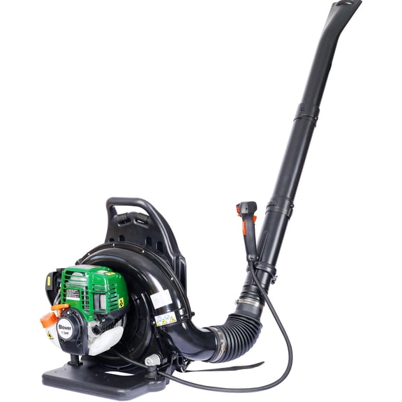 super light weight 16.5lbs gas backpack leaf blower 37.7cc 4-stroke 580cfm for yard cleanup