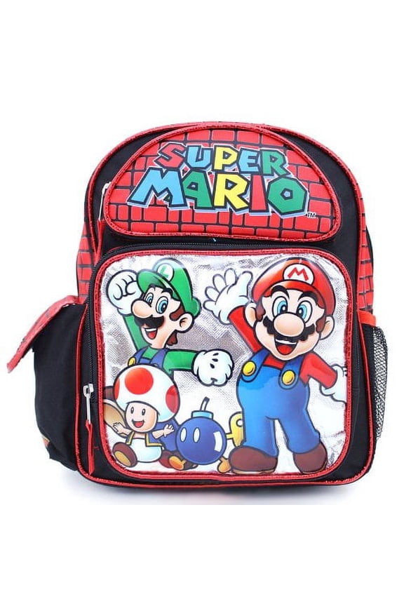 super mario backpack bag, small