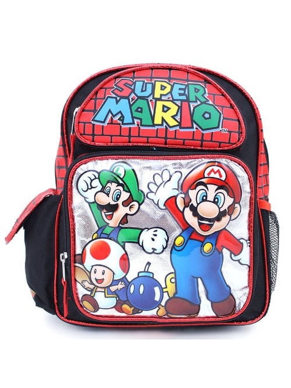 super mario backpack bag, small