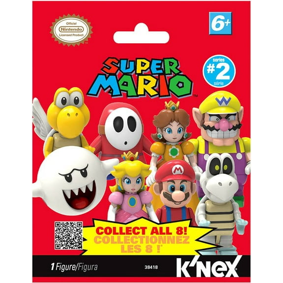 super mario k'nex #38418 series 2 mini figure mystery pack [1 random figure]