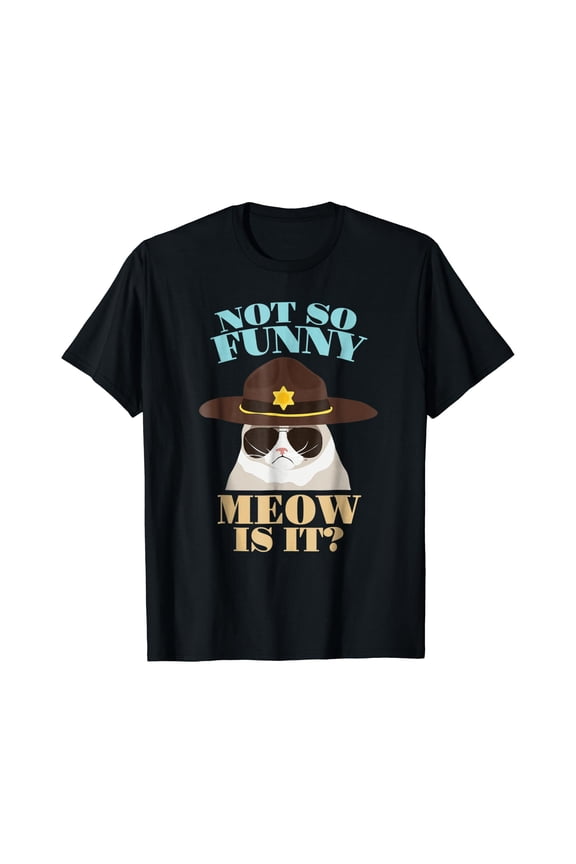 super state trooper cat shirt - not so funny meow is it gift, Vintage Birthday Gift