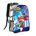 thumbnail image 1 of super wings Pattern Transparent Backpack Lightweight And fashionable Showcasing Personality And Leading The Trend, 1 of 6