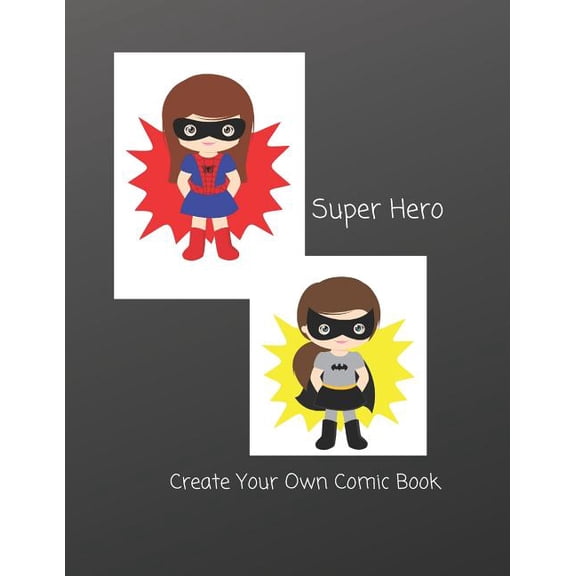 #superhero Super Hero: Create Your Own Comic Book, Book 3, (Paperback)