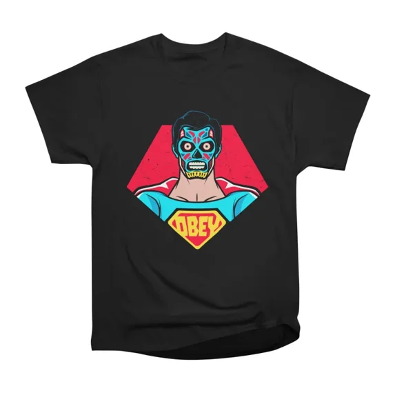 superhero obey T-Shirt Tee Gift For Him Merch For Her Apparel For Friend