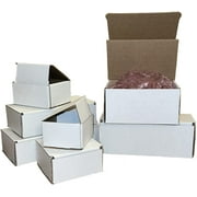 supplyhut 100 6x4x3 White Cardboard Paper Boxes Mailing Packing Shipping Box Corrugated Carton