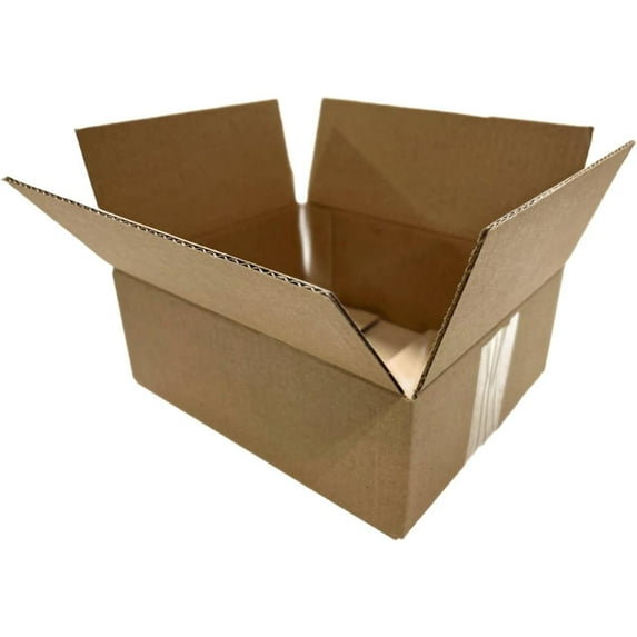 supplyhut 25 10x6x4 Cardboard Paper Boxes Mailing Packing Shipping Box Corrugated Carton, Brown