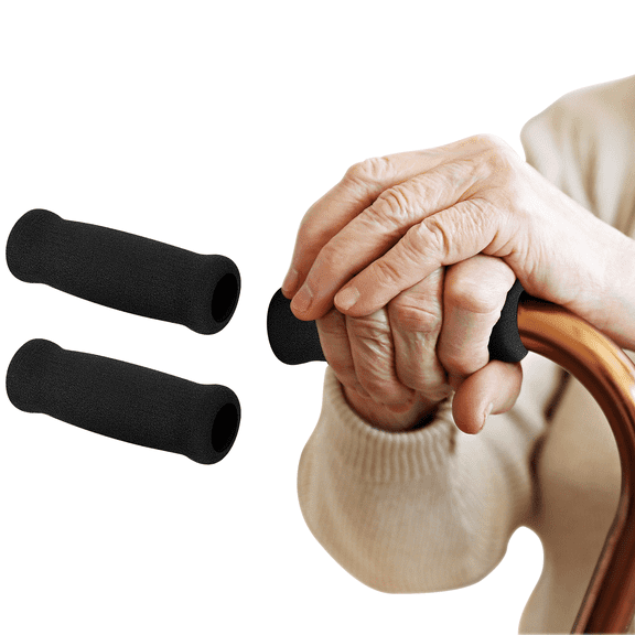 SupreGear 2-Pack Cane Handle Grips for Offset & Walking Canes, Fit for 1 inch Handle