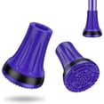 thumbnail image 1 of SupreGear 3/4" Heavy Duty Anti-Slip Rubber Cane Tips, 2-Pack, Puple, 1 of 10