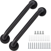 SupreGear 12-Inch Stainless Steel Shower Grab Bar for Bathroom Safety and Secure Support