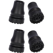 SupreGear 5/8 Inch Rubber Cane Tips, Non-Slip Durable Rubber End Caps for Canes, 4/6/8 Pack Set