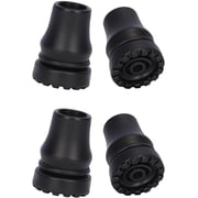 SupreGear Non-Slip Rubber Cane Tips 5/8 Inch for Walking Canes & Mobility Aids, 4/6/8 Pack