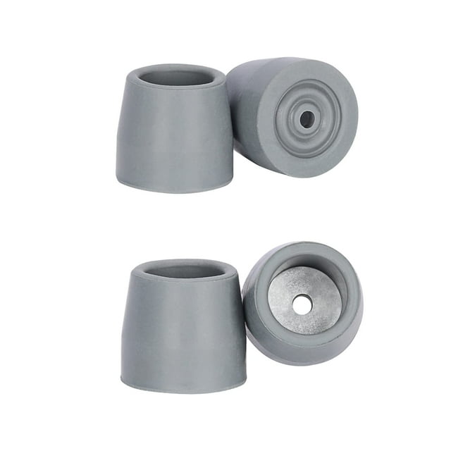 Supregear 4 Pcs Universal Walker Tips, Replacement Grips for Walking, Fit 1 & 1/8 Inch Shaft