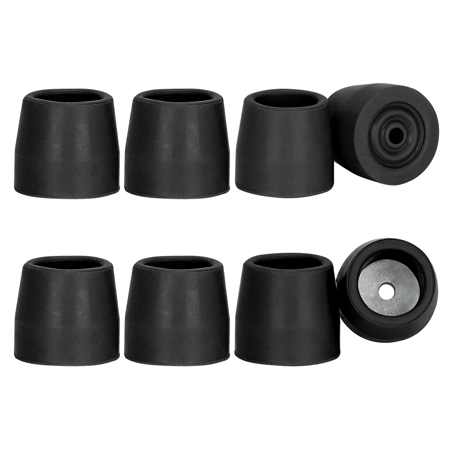 supregear Walker Tips, 8 Pcs 1 Inch Heavy Duty Rubber