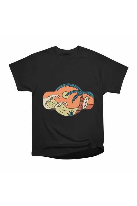 surfing baech T-Shirt Tee Gift For Him Merch For Her Apparel For Friend