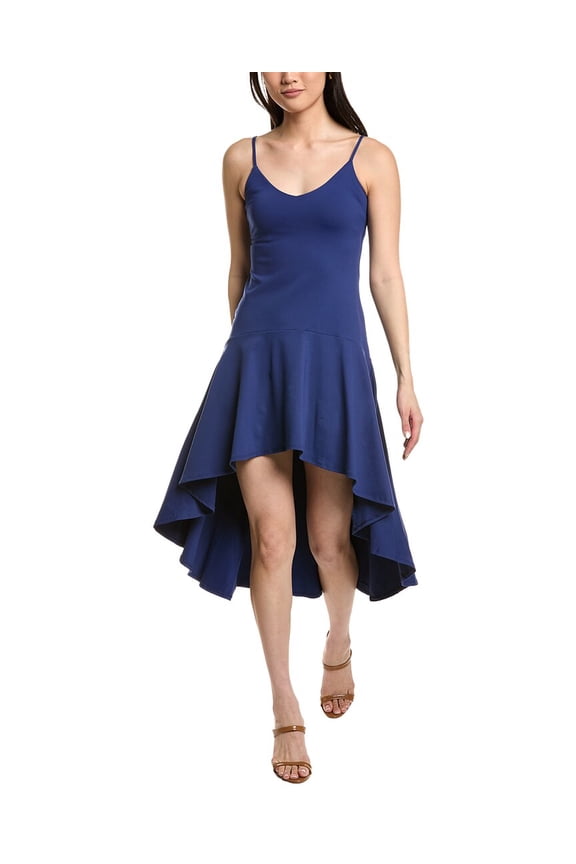 womens String Low Waist Dress, m, Blue
