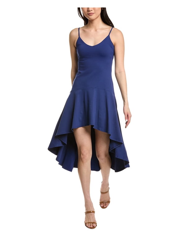womens String Low Waist Dress, s, Blue