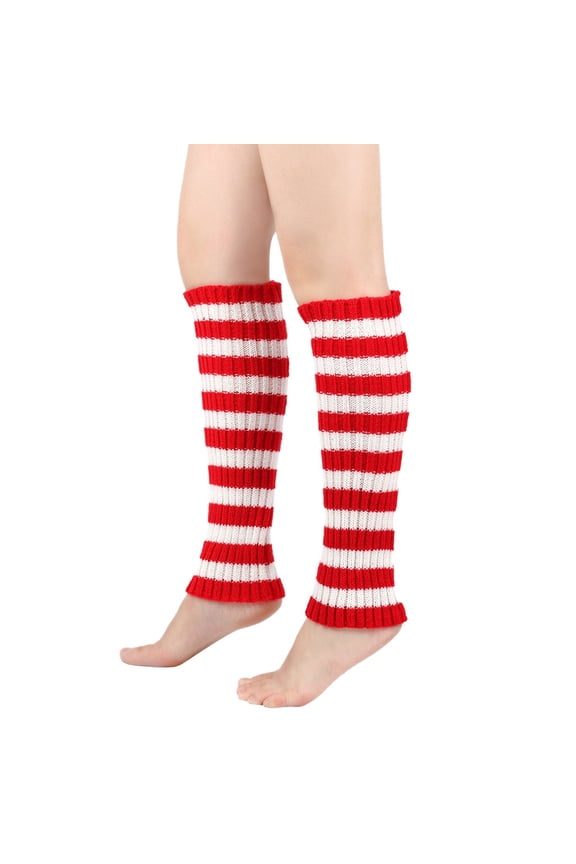 Black Knee High Socks for Women,Winter And Autumn Warm Socks Loose Fashionable Retro Knitted Leg Warmers for Girls