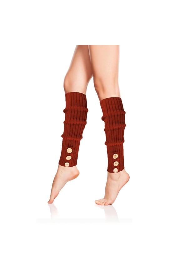 Black Wool Socks Women,Women'S Girls Long Leg Warmers Ribbed Knit Boot Socks With Button Party Accessories for Running Sports