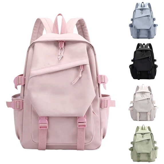 sususu Classical Basic Travel Backpack for Women and Men Lightweight Travel Workout Sports Backpack Casual Daypack (Light Green)