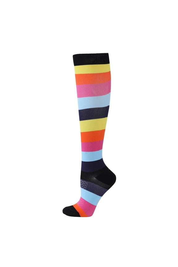 Cozy Socks Women,Exercise Stress Socks Elastic Socks Running Skipping Compression Socks Stockings Jacquard Calf Socks
