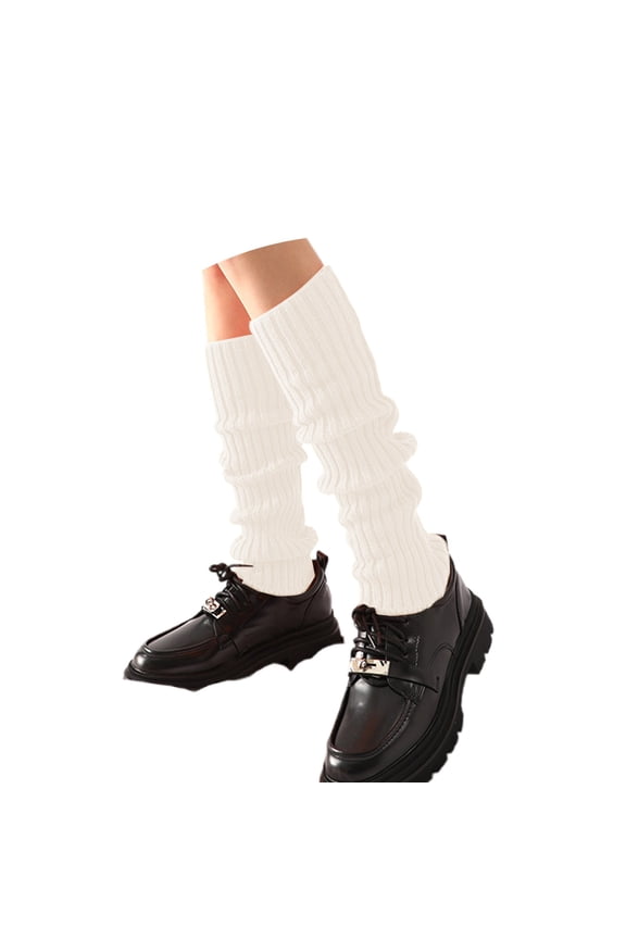 Cute Socks for Uggs,Knitted Over The Knee Socks With Metal Winter Warm Stockings Leg Warmers for Cold Weather Fashion Comfort