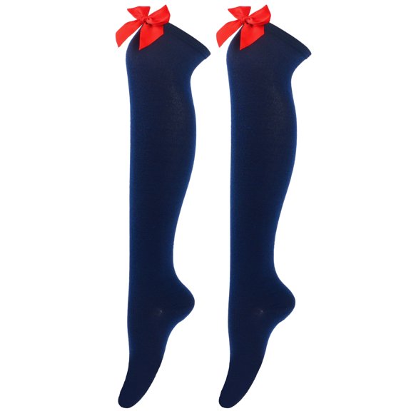sususu Dress Socks Women,Sexy Bow Socks Over The Knee Socks Tall Socks Woman