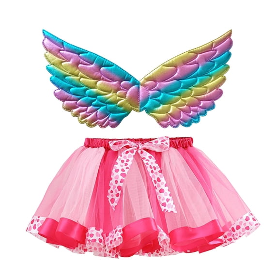 sususu Dresses for Girls 12-14 Girls Fairy Tutu Skirt With Detachable For Carnival Dance Performance And Party Dress Up Clothes for Girls