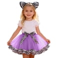 thumbnail image 1 of sususu Dresses for Girls Girls Floral Print Tutu Skirt and Headband Set for Ballet Dance Performance Party Outfit Dress&nbsp;Up Clothes for Girls, 1 of 5