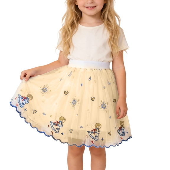 sususu Flower Dress for Girls Girls Ballet Skirt Dance Party Wear Embroidered Tutu for Kids Toddler Dress Up Clothes for Girls