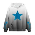 thumbnail image 1 of sususu Girls Graphic Hoodies Oversized Preppy Clothes Cute Graphic Print Cropped Sweatshirt Children Fall Winter Hoodie for Boys or Girls, 1 of 7
