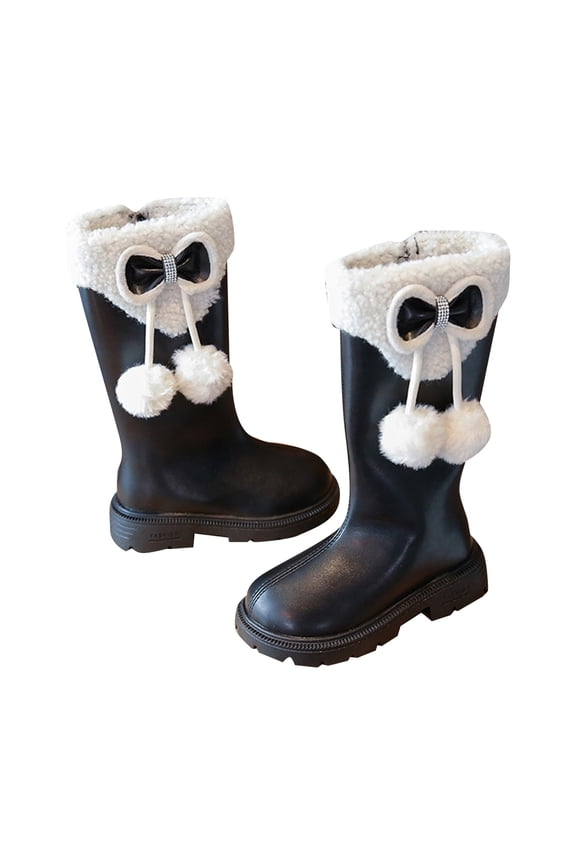 sususu Girls Lace Up Riding Boots，Mid Calf Combat Boots Pu Leather Side Zipper Punk Goth Boot Fall Boots
