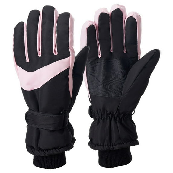 sususu Gloves for Women Cold Weather,Winter Unisex Outdoor Gloves Ski Plus Velvet New Windproof Anti Riding Gloves