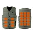 thumbnail image 1 of sususu Heated Vest for Men,Smart Heated V Neck Vest Advanced Temperature Control Unisex Winter Wear Lightweight Insulation Technology Outdoor Indoor Use - Army Green, 1 of 6